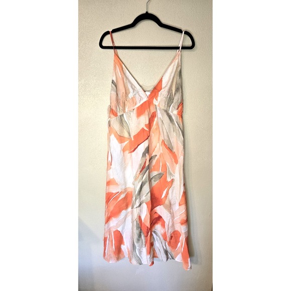 H&M Floral‎ Boho Crinkle Spaghetti Strap Maxi Dress Size XS - Picture 3 of 10